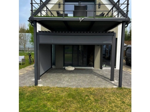 Pergola Nordvic Skyline 3x4 z roletami 3m i 4m